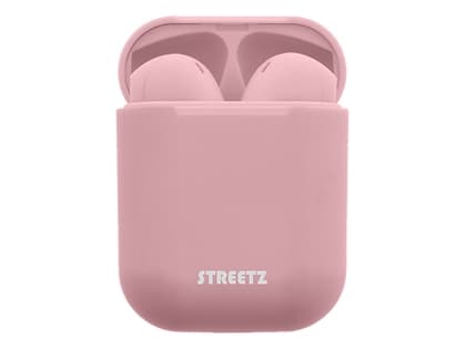 Streetz T100, True Wireless Stereo (TWS), 20 - 20000 Hz, Samtaler/musikk, Hodesett, Rosa