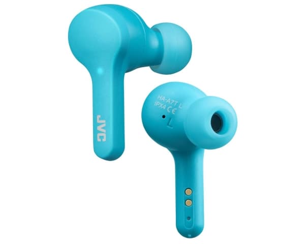 JVC HA-A7T-AN, True Wireless Stereo (TWS), Samtaler/musikk, 20 - 20000 Hz, 9,5 g, Hodesett, Blå