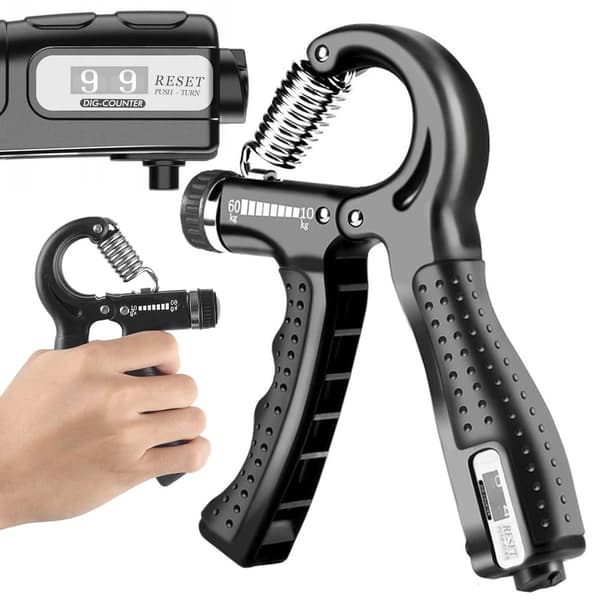 Handtränare med Räknare – Justerbart Motstånd 10–60 kg