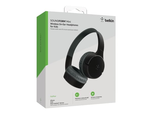 Belkin SOUNDFORM Mini, Langallinen & langaton, Musiikki, Kuulokkeet, Musta