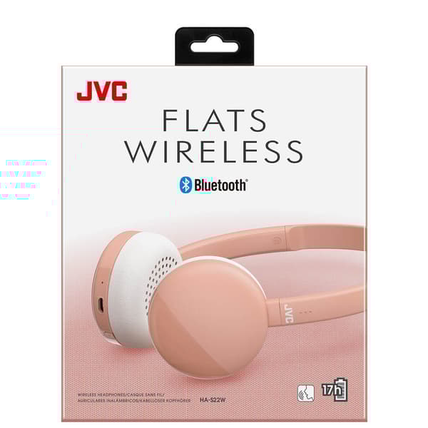 JVC Hörlur On-Ear S22 Trådlös Rosa
