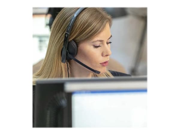 EPOS ADAPT 135 USB II - ADAPT 100 Series - hodesett - on-ear - kablet - USB, 3,5 mm jakk - svart - Optimert for UC