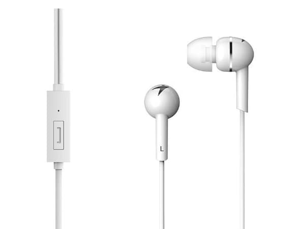 Genius Computer Technology HS-M300, Koblet med ledninger (ikke trådløs), 20 - 20000 Hz, Samtaler/musikk, 12 g, Hodesett, Hvit