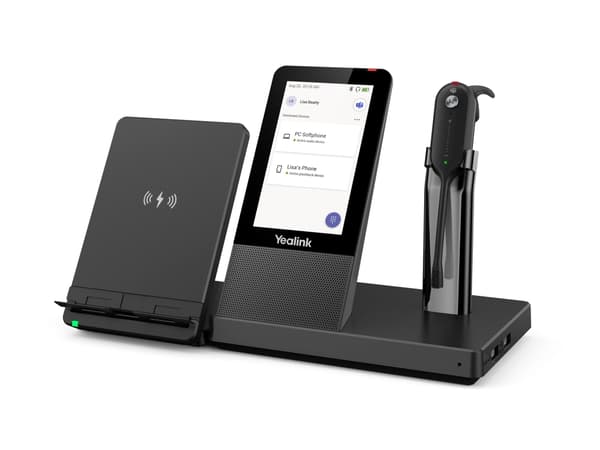 Yealink WH67 Teams Personlig lydkonferansesystem Bluetooth Sort