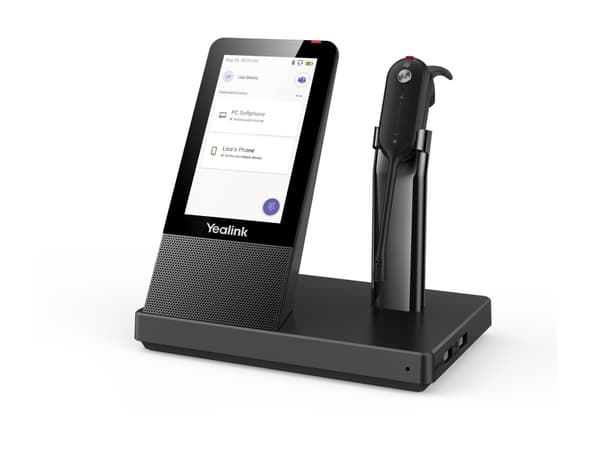 Yealink WH67 Teams Personlig lydkonferansesystem Bluetooth Sort
