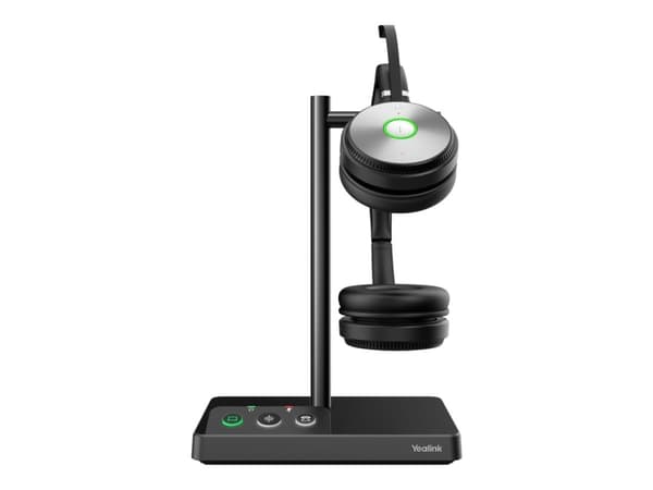 Yealink WH62 Dual - Headset - på örat - DECT - trådlös - Optimerad för UC