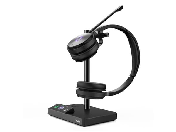 Yealink WH62 Dual - Headset - på örat - DECT - trådlös - Optimerad för UC