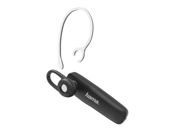 Hama Essential Line "MyVoice700" - Headset - inuti örat - Bluetooth - trådlös - svart, silver