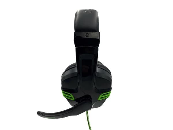 Spillhodesett Media-Tech Cobra PRO OUTBREAK BIG MT3602, 40 mm, volumkontroll, svart-grønn