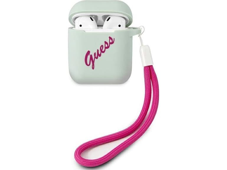 Guess Case Guess GUACA2LSVSBF Apple AirPods cover blue fuchsia/blue fuschia Silicone Vintage