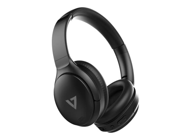 V7 HB800ANC, Trådløs, Samtaler/musikk, 20 - 20000 Hz, 280 g, Hodesett, Sort