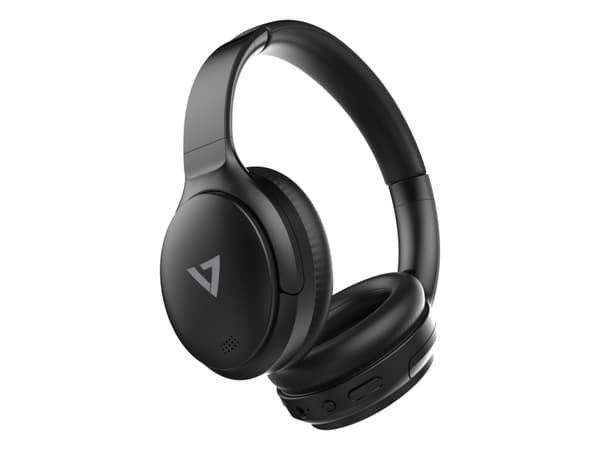 V7 HB800ANC, Trådløs, Samtaler/musikk, 20 - 20000 Hz, 280 g, Hodesett, Sort