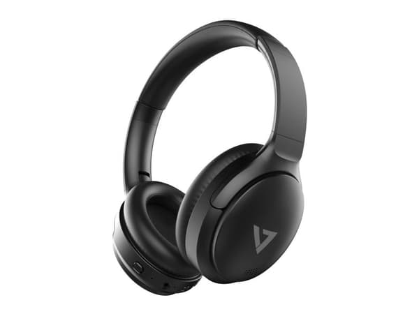 V7 HB800ANC, Trådløs, Samtaler/musikk, 20 - 20000 Hz, 280 g, Hodesett, Sort