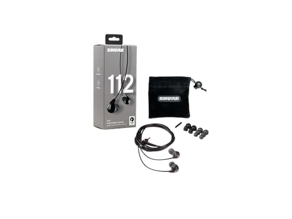Shure SE112 - Hörlurar - inuti örat - kabelansluten