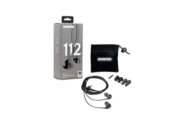 Shure SE112 - Hörlurar - inuti örat - kabelansluten