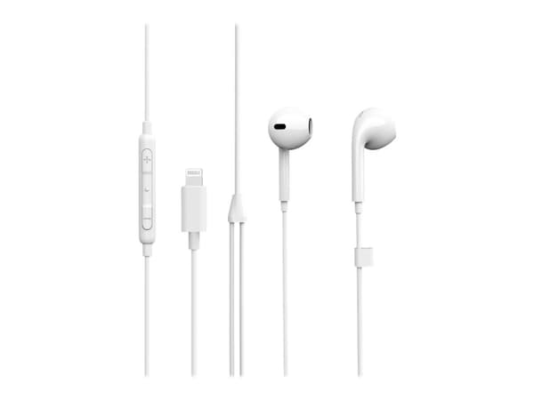 eSTUFF ES652010, Langallinen, Puhelut/Musiikki, 90 g, Kuulokkeet, Valkoinen