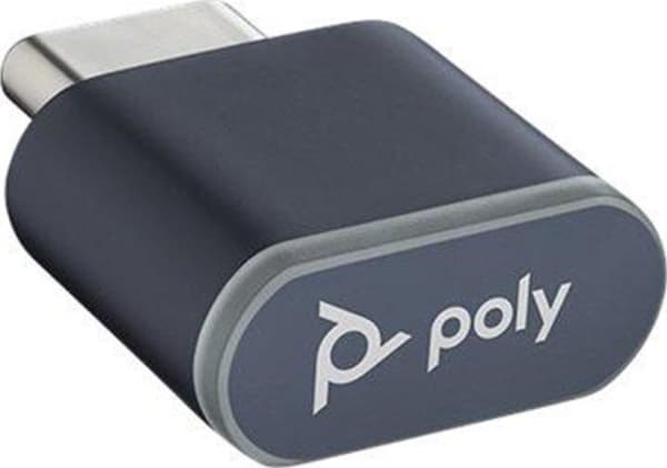 POLY BT700 USB-C Bluetooth-adapter, USB-adapter, Svart