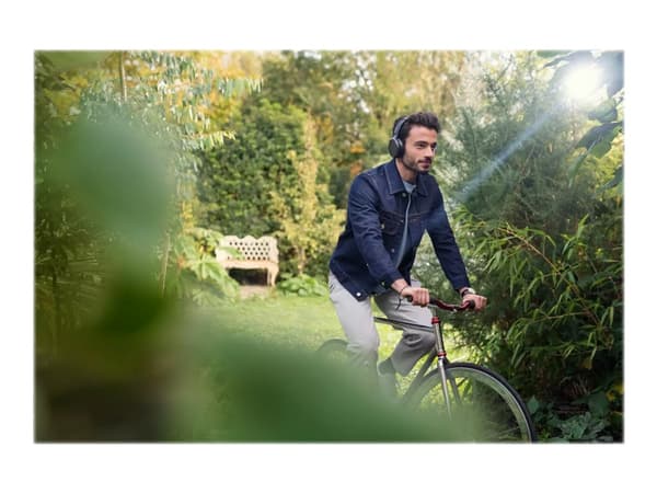 Philips TAH5205BK - Hodetelefoner med mikrofon - full størrelse - Bluetooth - trådløs - svart