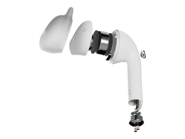 Sudio Nio - True wireless-hörlurar med mikrofon - öronknopp - Bluetooth - vit