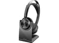 Miniatyrbild 5 av 5: POLY Voyager Focus 2 UC, Kabel & Trådlös, Kontor/callcenter, 20 - 20000 hz, 175 g, Headset, Svart