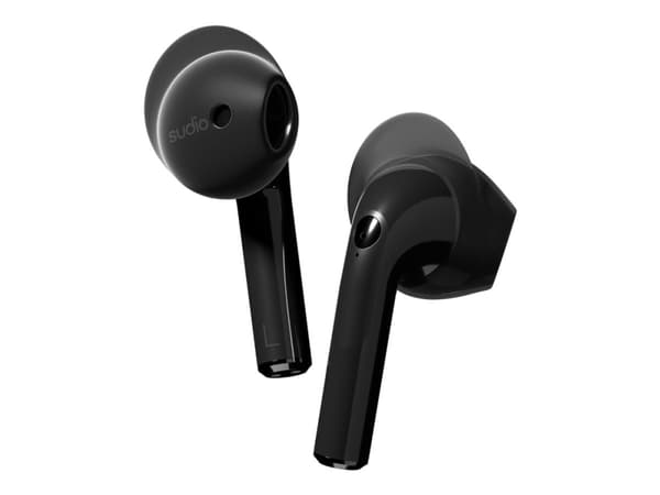 Sudio Nio - True wireless-hörlurar med mikrofon - öronknopp - Bluetooth - svart