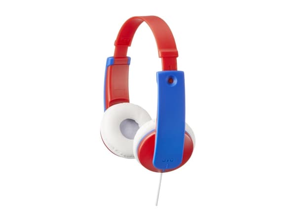 JVC HA-KD7 - Hodetelefoner - on-ear - kablet - 3,5 mm jakk - blå, rød