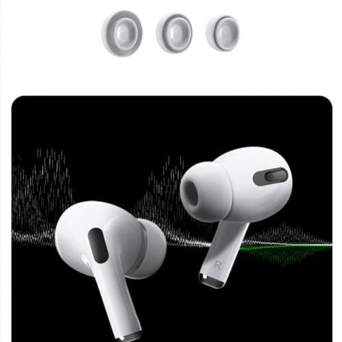 Original Öronkuddar Till Apple AirPods Pro - 3 Olika Strl S/M/L - Passar alla Airpods Pro modeller