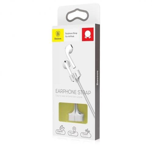 Baseus Earphone Strap för AirPods - Vit