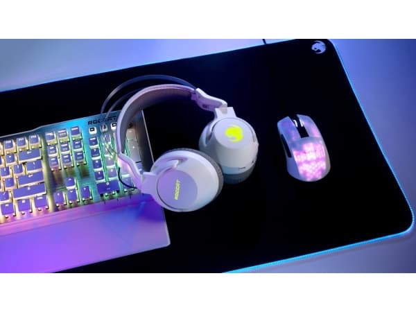 ROCCAT Elo 7.1 Air, Trådløs, Spilling, 20 - 20000 Hz, 585,1 g, Hodesett, Hvit