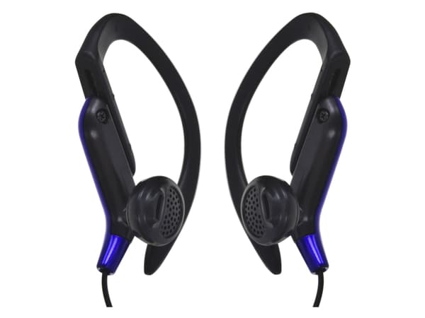 JVC HA-EB75, Kuulokkeet, Ear-hook, Urheilu, Musta, Sininen, 1,2 m, Langallinen