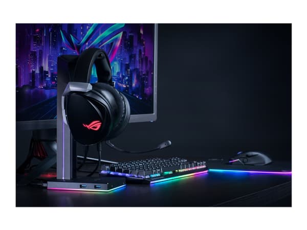 ASUS ROG Theta 7.1 - Hodesett - 7,1-kanals - full størrelse - kablet - USB, USB-C