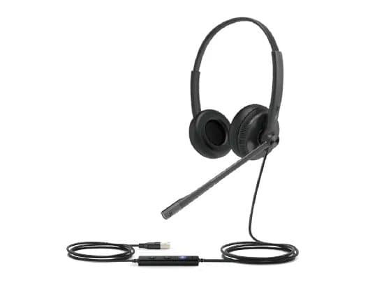 Yealink UH34, Langallinen, Toimisto/puhelukeskus, 20 - 20000 Hz, 118 g, Kuulokkeet, Musta
