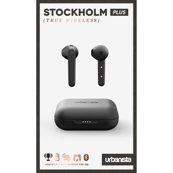Urbanista Hodetelefoner Stockholm Plus Midnight Black