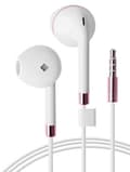 Pikkukuva 2 / 2: Hörlurar In-Ear med Mikrofon - 3,5 mm - Vit/Rosa