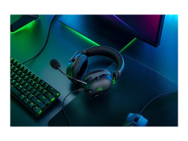 Razer BlackShark V2 - Special Edition - headset - fullstorlek - kabelansluten - 3,5 mm kontakt - ljudisolerande