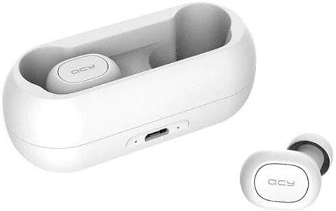 QCY T1C, Trådlös, Musik, Headset, Vit