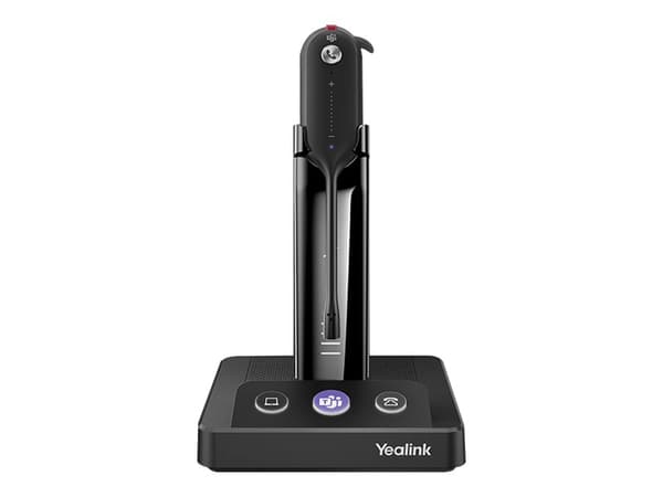 Yealink WH63 - For Microsoft Teams - hodesett - i øret - DECT - trådløs - Certified for Microsoft Teams