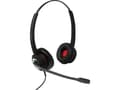 Miniatyrbilde 1 av 3: plusonic 6337-10.2P Telefon On Ear-headset kabelbundet Stereo Sort