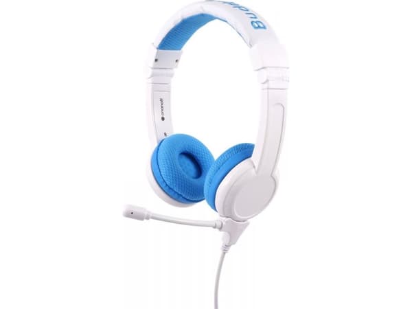 Onanoff BuddyPhones School+ - Hodesett - on-ear - kablet - 3,5 mm jakk - blå