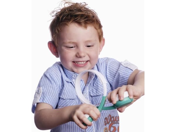 Onanoff BuddyPhones School+ - Hodesett - on-ear - kablet - 3,5 mm jakk - blå