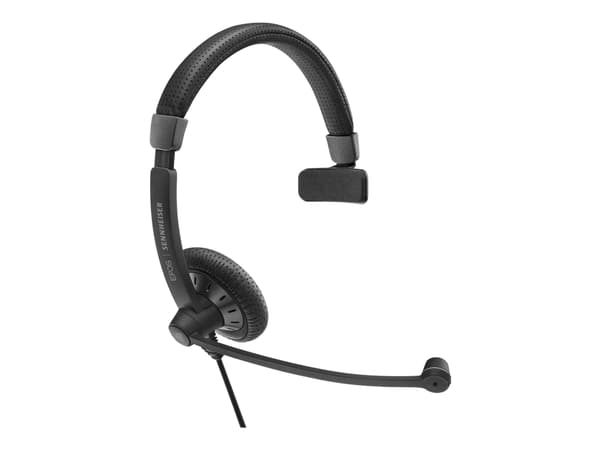 Sennheiser IMPACT SC 45 USB MS - Headset - på örat - kabelansluten - USB, 3,5 mm kontakt - svart