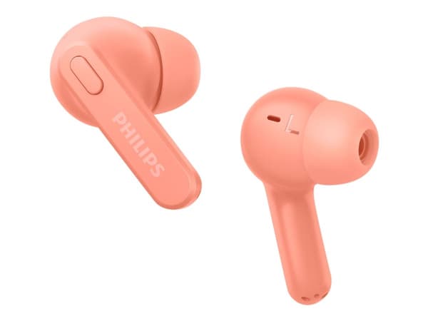 Philips TAT2206PK - True wireless-hodetelefoner med mikrofon - i øret - Bluetooth - lydisolerende - rosa