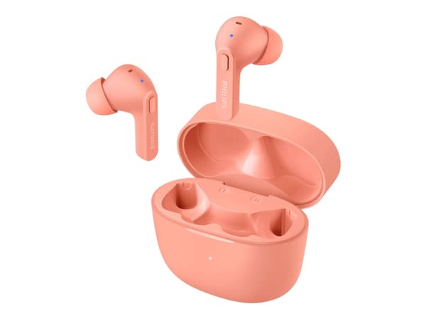 Philips TAT2206PK - True wireless-hodetelefoner med mikrofon - i øret - Bluetooth - lydisolerende - rosa
