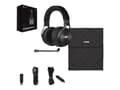 Miniatyrbild 2 av 5: CORSAIR Gaming VIRTUOSO RGB XT - Headset - fullstorlek - Bluetooth/radiofrekvens 2,4 GHz - trådlös, kabelansluten - USB, 3,5 mm kontakt - skiffer