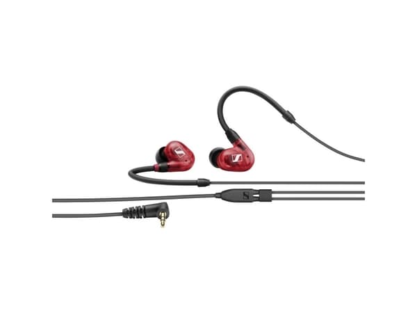 Sennheiser IE 100 PRO, Langallinen, Musiikki, 20 - 18000 Hz, Kuulokkeet, Punainen, Läpikuultava