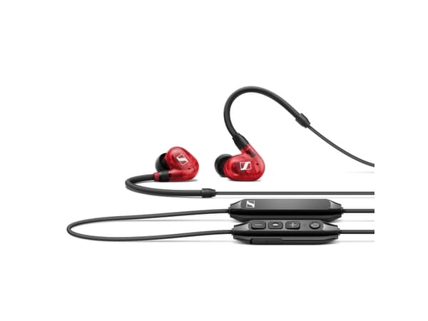 Sennheiser IE 100 PRO, Langaton, Puhelut/Musiikki, 20 - 18000 Hz, 13 g, Kuulokkeet, Musta, Punainen