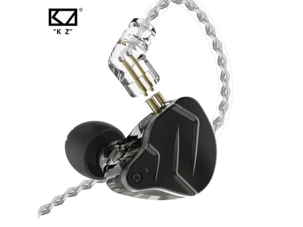 KZ Acoustics ZSN Pro X mikrofonilla Mustat kuulokkeet 3,5 mm:n kuulokkeet
