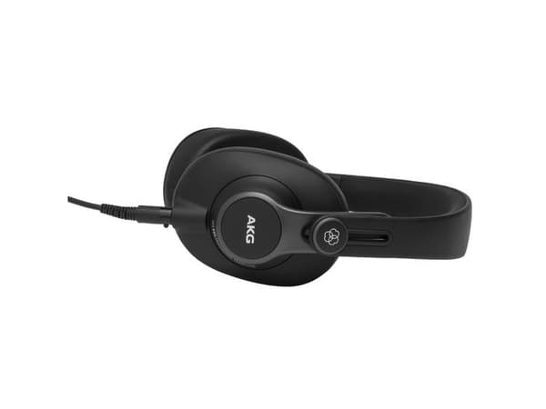 AKG K371, Koblet med ledninger (ikke trådløs), 5 - 40000 Hz, Scene/studio, 255 g, Hodetelefoner, Sort, Metallisk