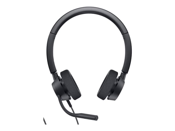 Dell Pro Stereo Headset WH3022 - Hodesett - kablet - USB - Certified for Microsoft Teams, Zoom Certified