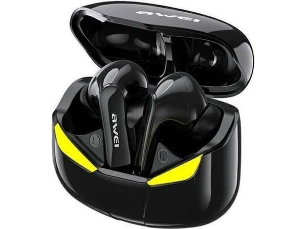 Awei Kuulokkeet Bluetooth 5.0 T35 TWS + telakointiasema - pelaamiseen - Musta (6954284004176)